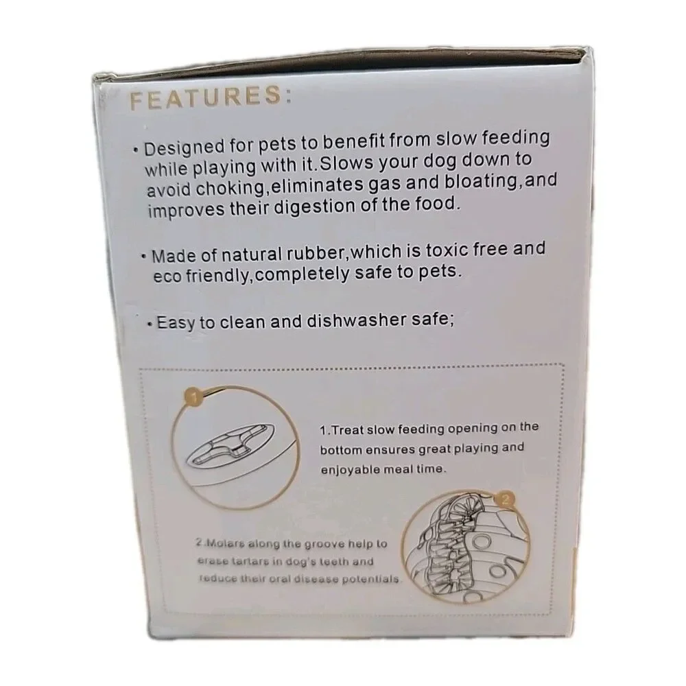 Chew Toys for Aggressive Chewers Lg Med Breeds, Interactive Treat Dispenser